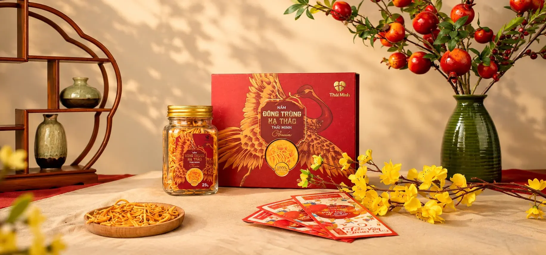 Sợi nấm đông trùng hạ thảo