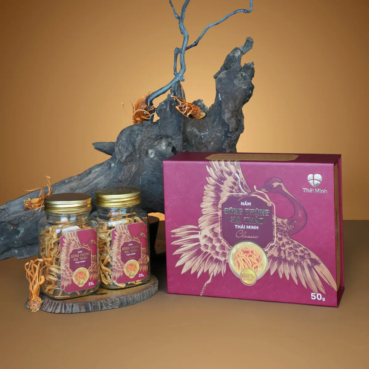 Nấm Đông trùng hạ thảo Thái Minh classic loại 50 gram
